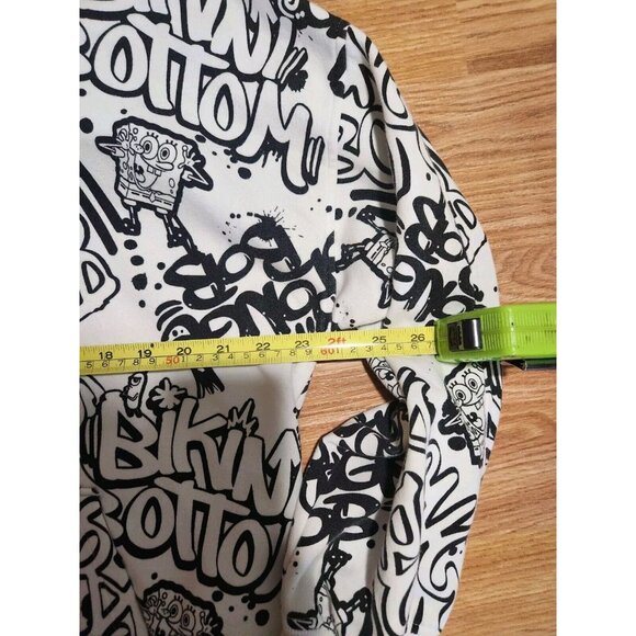 H&M Divided Spongebob White Hoodies Size Large Pre-Owned - Picture 9 of 9